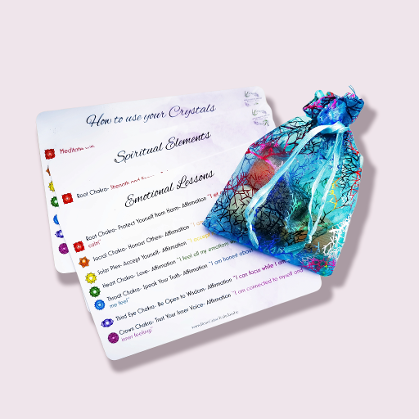 Chakra Crystal & Card Set